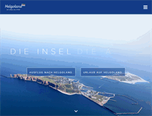 Tablet Screenshot of helgoland.de